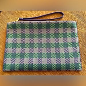 Rothy’s The Wristlet - Blueberry Gingham - Excellent condition
